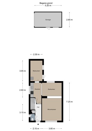 Floorplan - Donatusstraat 24, 6361 TR Nuth